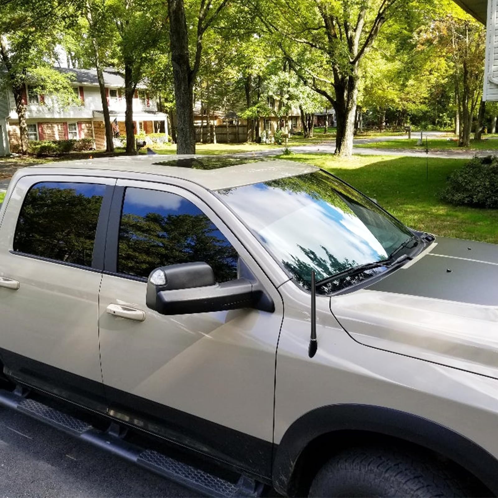 KSaAuto Antenna for 2009-2024 Dodge RMA 1500, 2010-2018 RAM 2500 3500, 6 3/4 Truck Antenna Dodge Ram Classic Warlock Radio Antenna Replacement