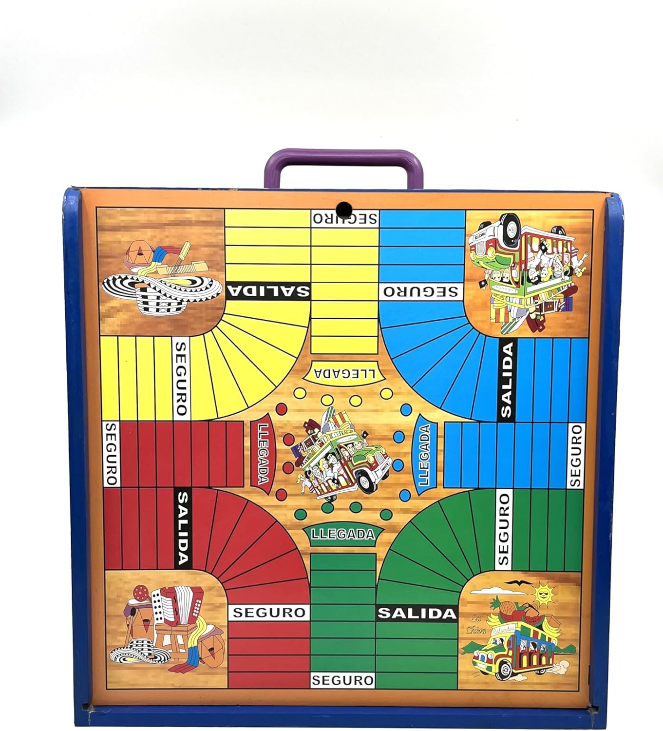 Juego de SAPO Rana Artesanal, con Parques de 4 puestos integrado Portable.