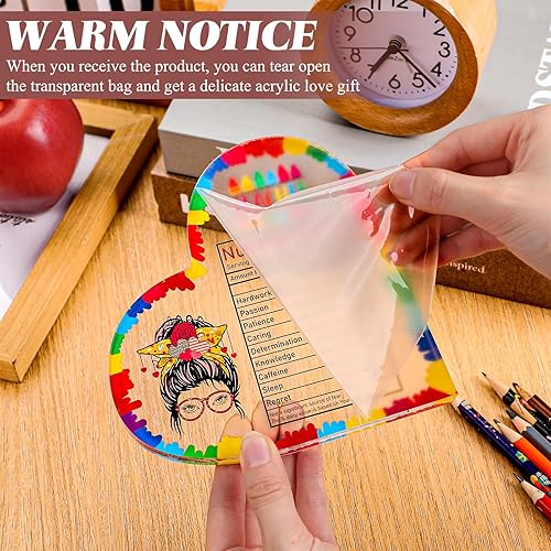 Miniatura 7 de Yookeer Regalo de agradecimiento para profesores, regalo de cumpleaños para profesores, pisapapeles, recuerdo de agradecimiento para profesores,