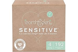 Earth & Eden Diapers Size 4 - Eco-Conscious & Hypoallergenic