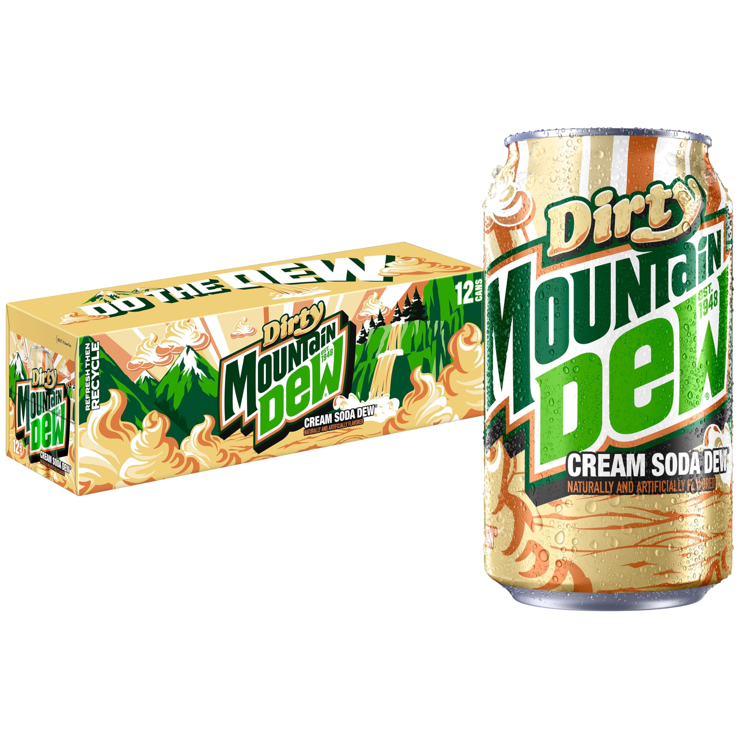 Mountain Dew Dirty Dew - 12oz 12pk Full Sugar