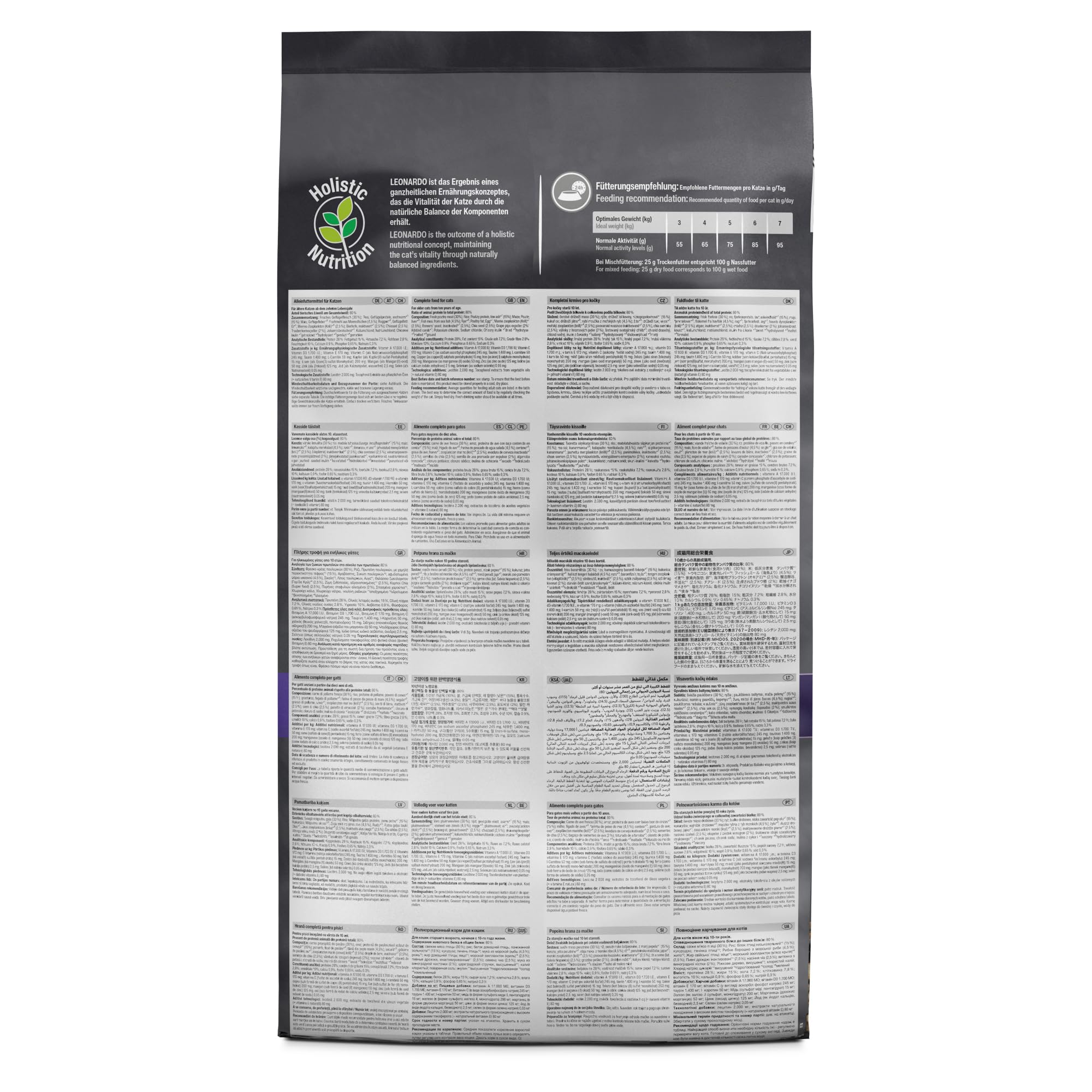 Leonardo Senior [7,5 kg] Alimento seco para Gatos Mayores | Alimento Completo para Gatos Mayores a Partir de Aproximadamente 10 años de Edad