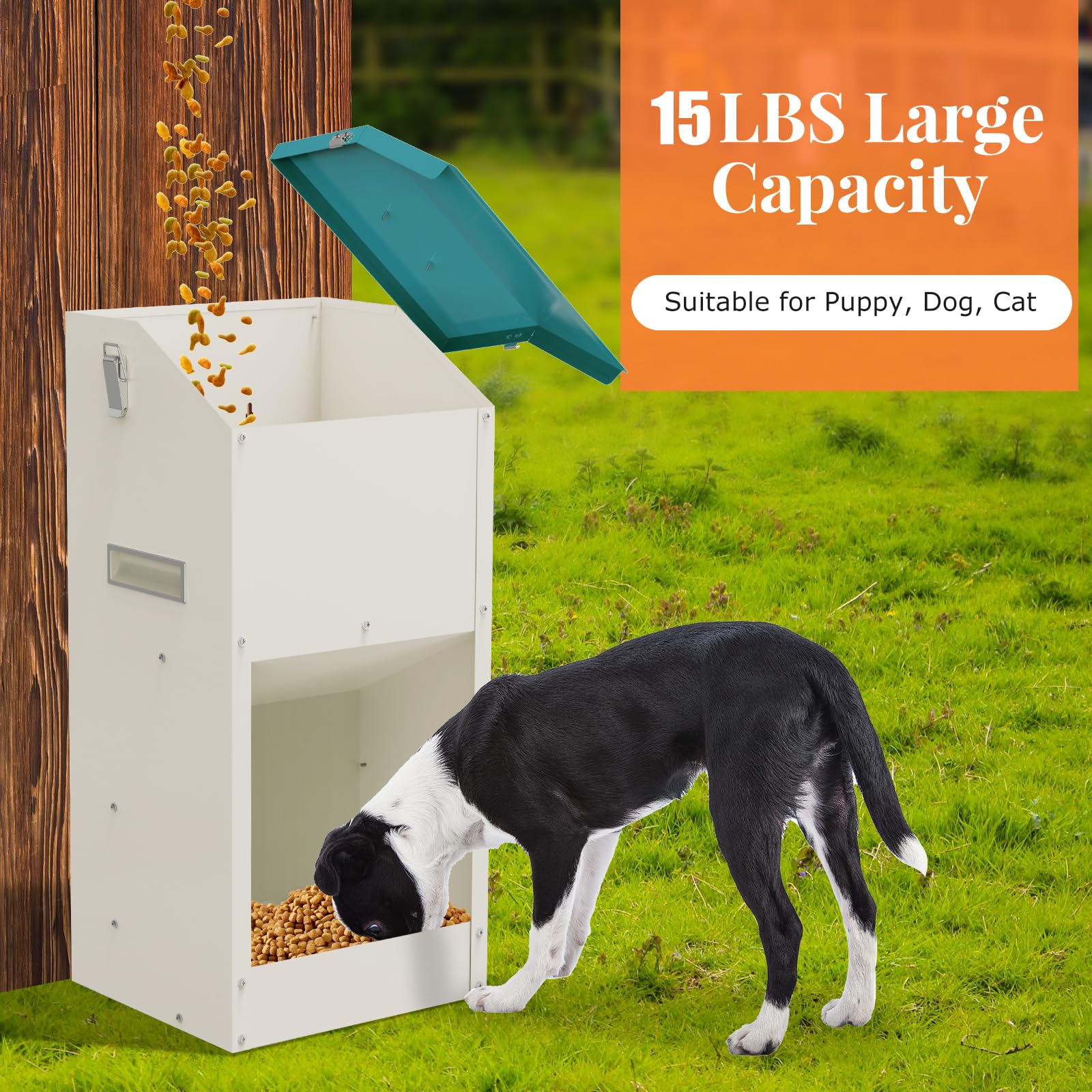 Dispensador AutomáTico De Comida para Perros 6kg Dispensador AutomáTico De Comida para Gatos, Adecuado para Cachorros, Gatos Y Cachorros