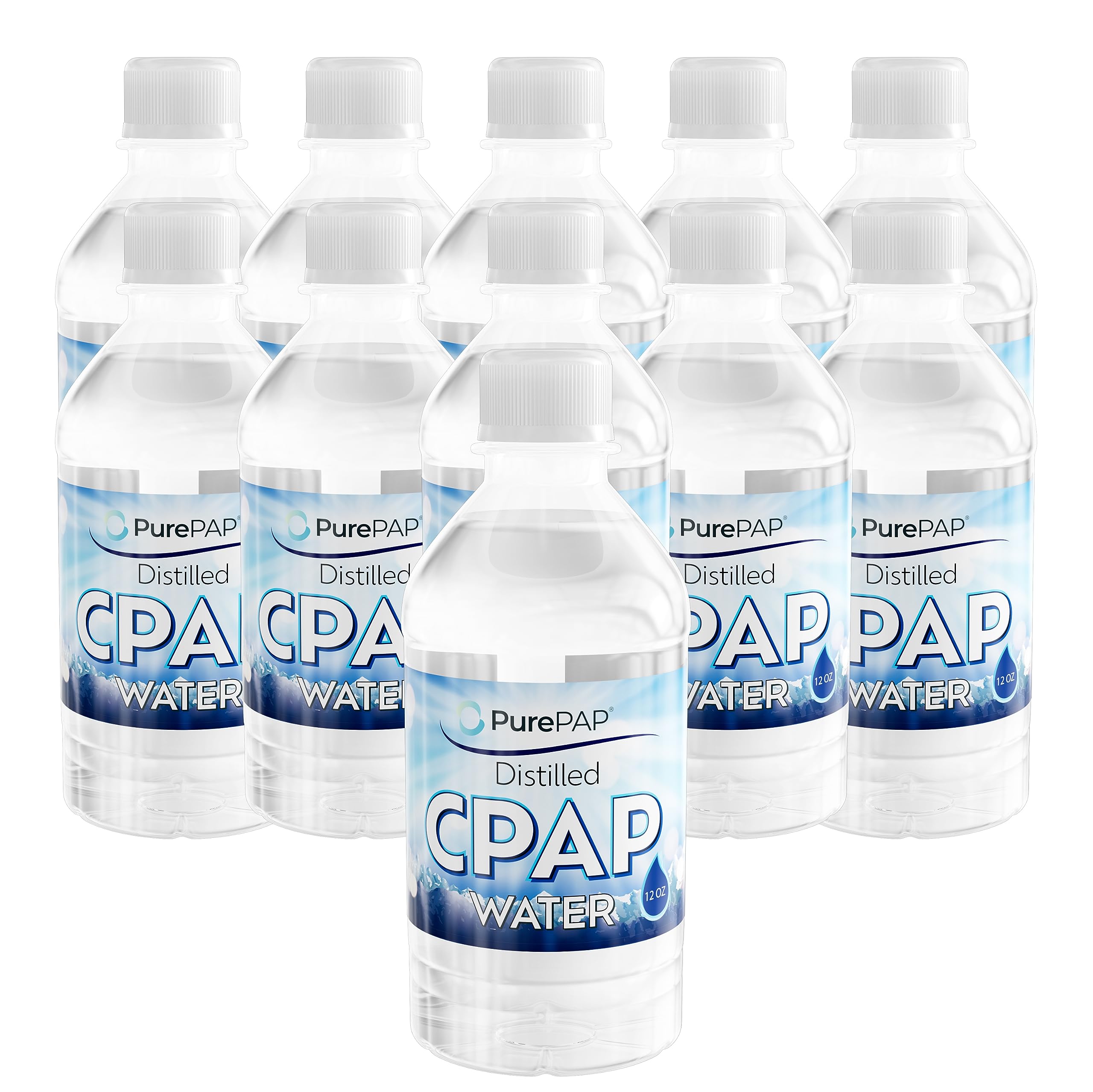Buy Pure Distilled CPAP Water 12Pack of 12oz Bottles Distilled Water