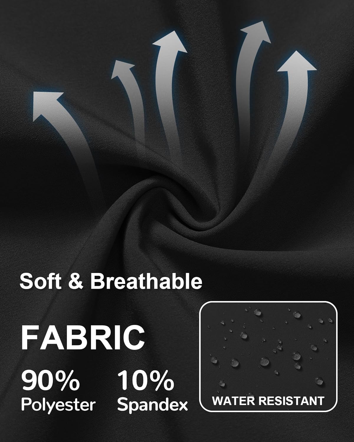 Runhit Men's BJJ Shorts – MMA Fight Shorts for Wrestling, Boxing, No Gi, Jiu Jitsu, Muay Thai, Training, Grappling, Fighting - Image 5