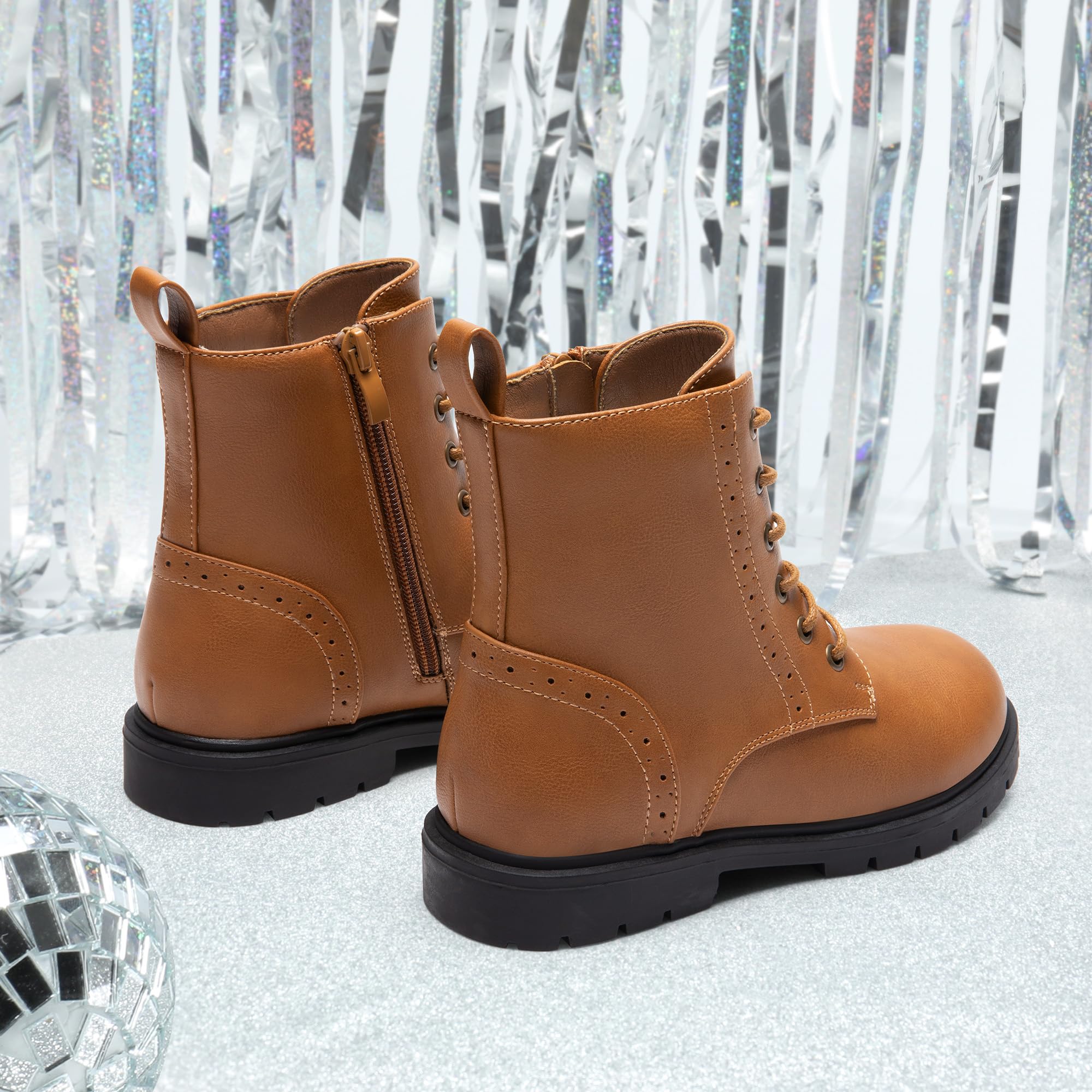 DREAM PAIRS KIDS Botas de Nieve Invierno Niñas Niños Moda con Cremallera Suela Antideslizante KBO211