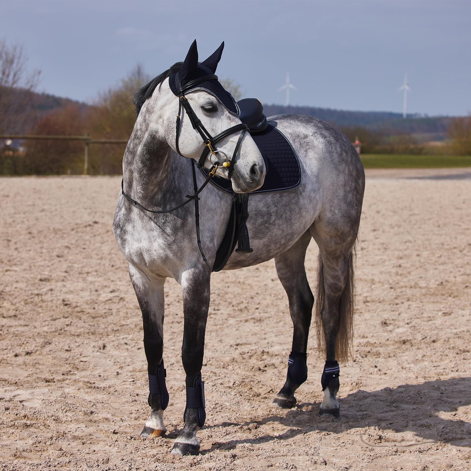 HORZE Protectores de Menudillo Adepto, Azul, C