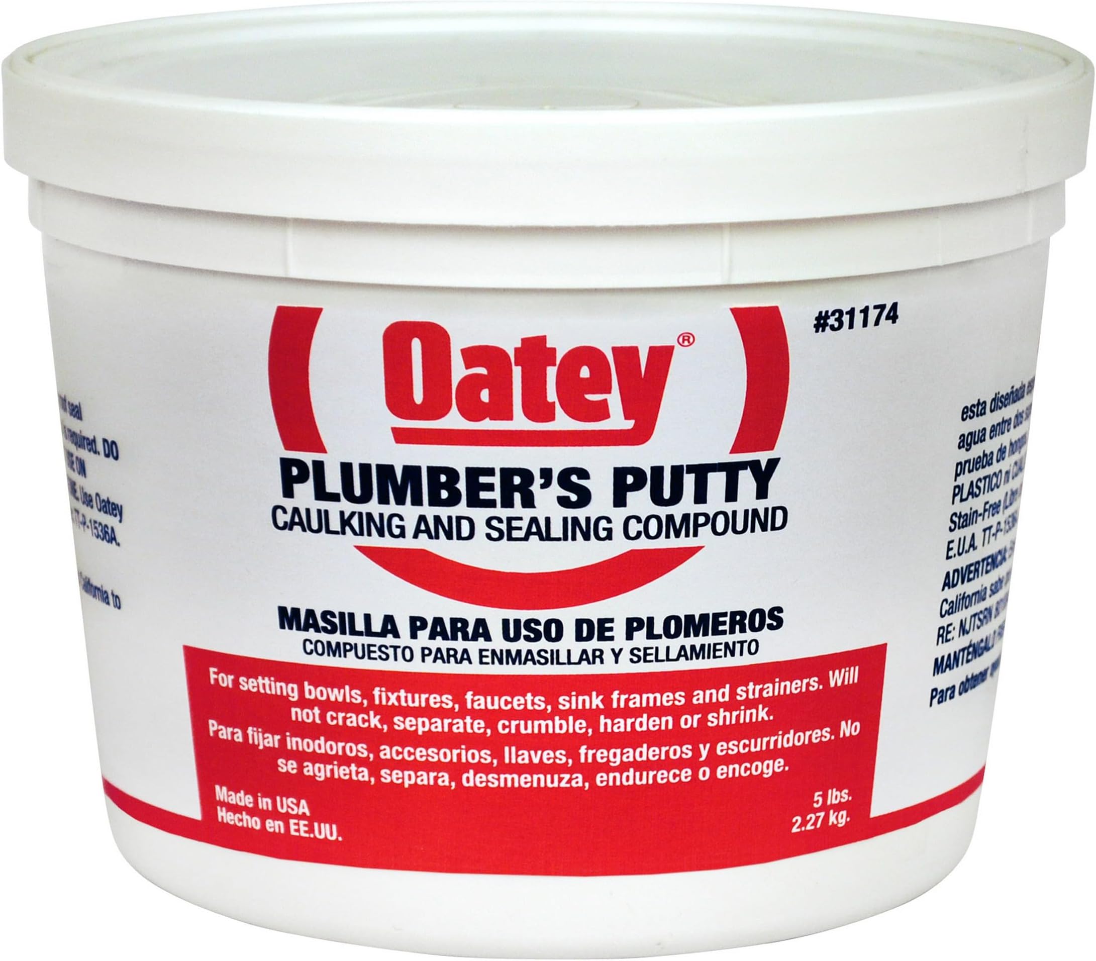 31174 5 lb. Flexible Plumber's Putty