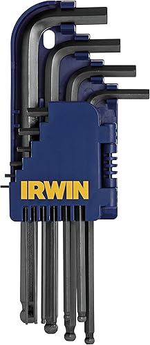 Irwin Tools 2001397 SAE - Juego de llaves hexagonales de brazo largo (13 piezas)