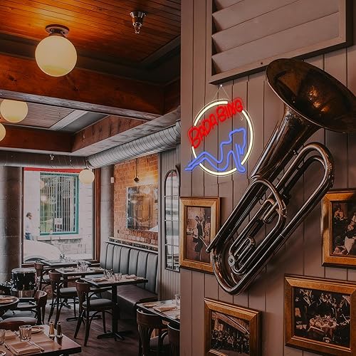 Miniatura 2 de Bada Bing Letreros de Neón LED Letrero para Dormitorio Mercancía de Los Soprano Letrero Luminoso Letrero de Luz de Neón con USBInterruptor Operado