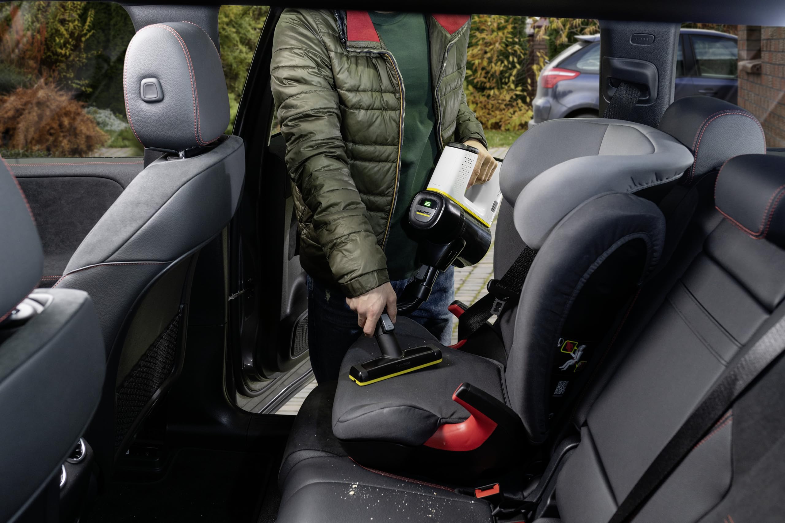 Kärcher 2.863-323.0 Set di Accessori per la Puliza Approfondita dell'Auto per Aspirapolvere VC 4, VC 6, VC 7, Grigio