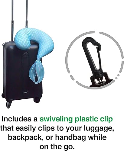 Miniatura 5 de Gamago Unicornio Kids & Kidults, bonita almohada de avión para viajes, tela ultra suave rellena con microperlas para un suave apoyo del cuello para