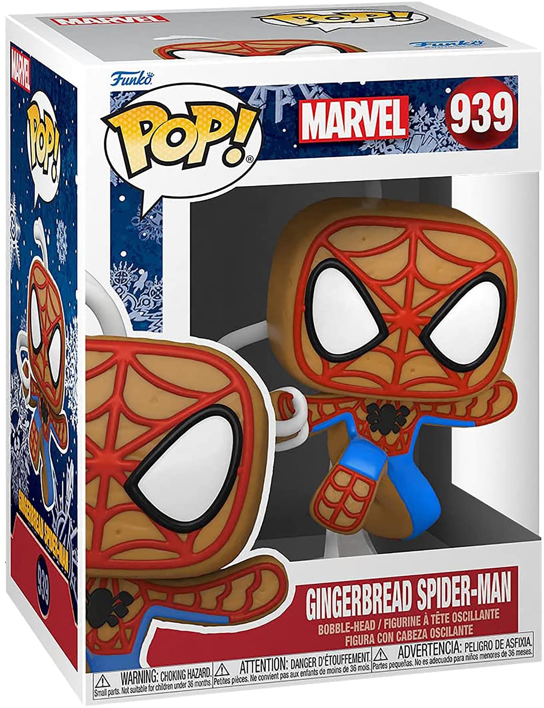 Funko Pop 939 Spiderman Holiday Gingerbread, Multicolor | Amazon