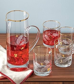 Amazon.com | Lenox 886860 Holiday Gold Pitcher, Christmas Theme