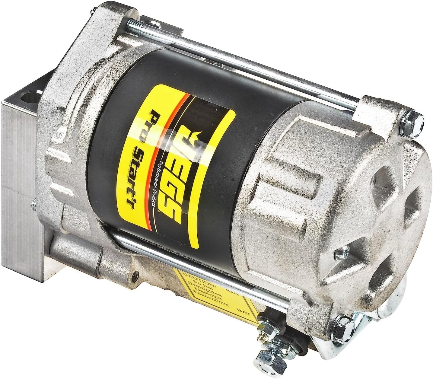 JEGS Prostarter Starter | 4.4:1 Gear Reduction | For Small Block and Big Block Chevy Engines | Offset Mounting | Fits 168-Tooth Flexplate/Flywheel | Up To 12.5:1 Compression | Made In USA