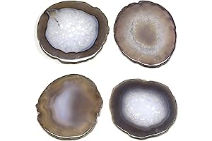 Natural Agate Coasters for Drinks