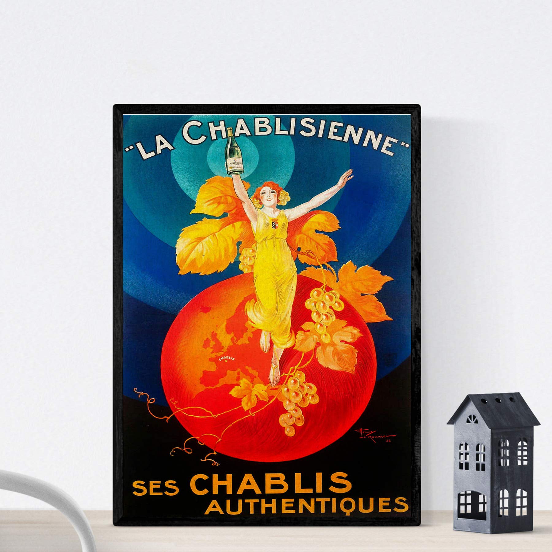 Nacnic Vintage Poster Vintage Ad Chablisienne. A3 size