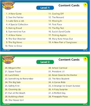 Super Duper Publications | Sequencing Events in Stories Fun Deck Flash Cards | Educational Learning Resource for Children