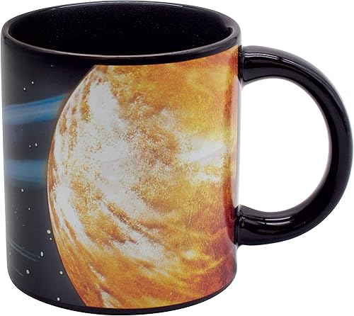 Miniatura 6 de Star Trek - Taza de Warp de nave estelar que cambia el calor, añade café y el USS Enterprise entra en velocidad de deformación