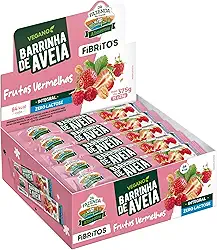 Biosoft Barrinha De Aveia - Frutas Vermelhas 25g. Display com 15 unidades