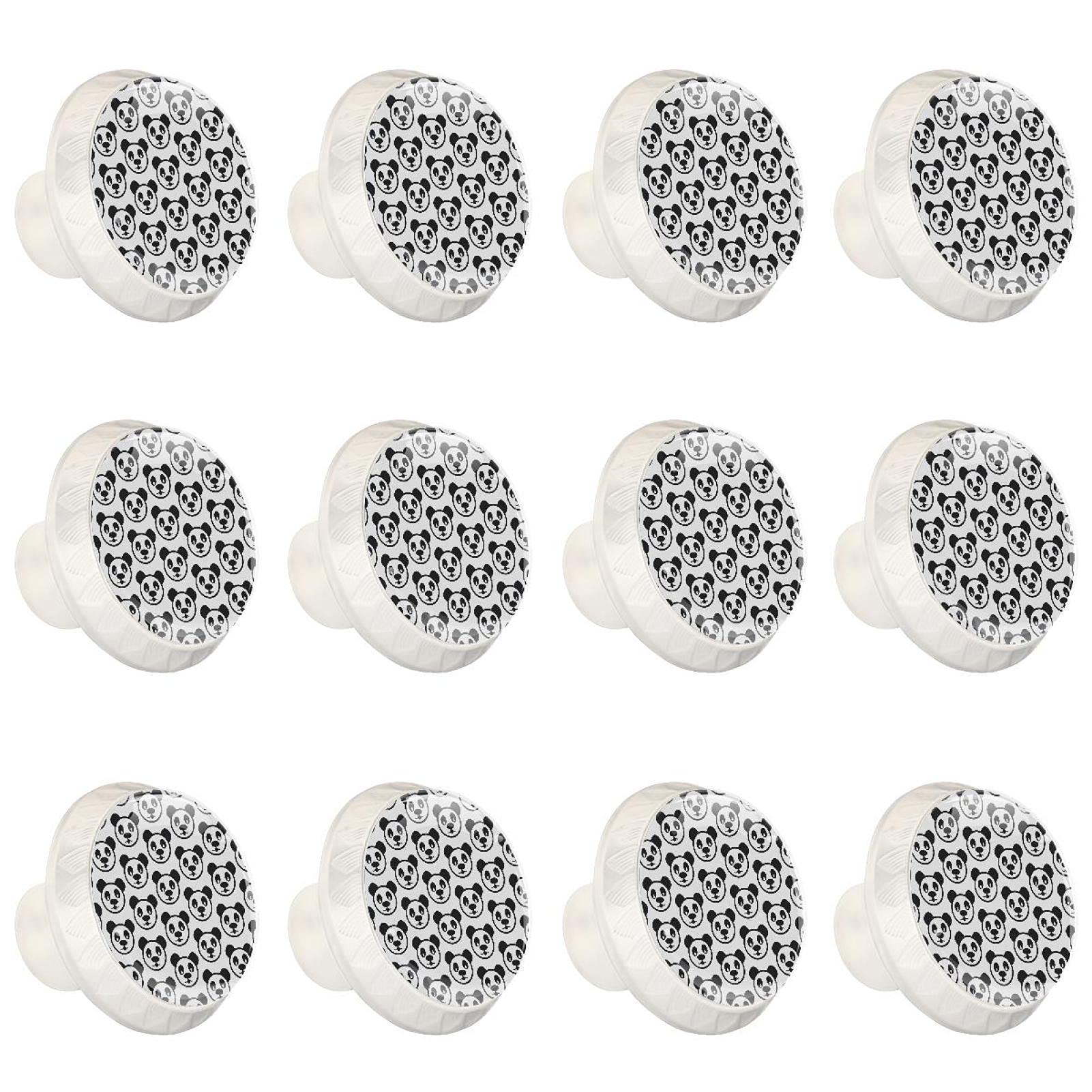 Boutons de cuisine déco panda pour relooker les meubles de chambre d'enfant et placard
