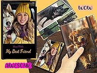 Vista 5 de Diseña tu Libro de Servidor, Personaliza Libros de Servidor para Meseras 8.3x5.2", Cartera de Servidor con Bolsillo con Cremallera, Libro de Mesera