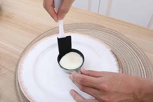 Miniatura 3 de Cacerola escalfadora de huevos, olla escalfada de acero inoxidable, perfecta para hacer huevos escalfados, juego de utensilios de cocina de