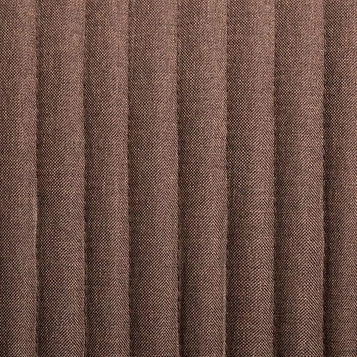 Miniatura 8 de Juego de 2 sillas de comedor modernas tapizadas de tela marrón para cocina y sala de estar con patas de acero resistentes para granja, comedor,