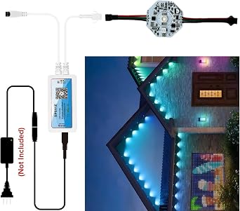 Led Pixel modules;UCS2904 RGBW/RGBWW addressable Smart modules; Full Color High Power Led Pixel Module; DC12-24V Input;for Home Decor/Background Wall/Advertising Signboard (RGBW(6500K))