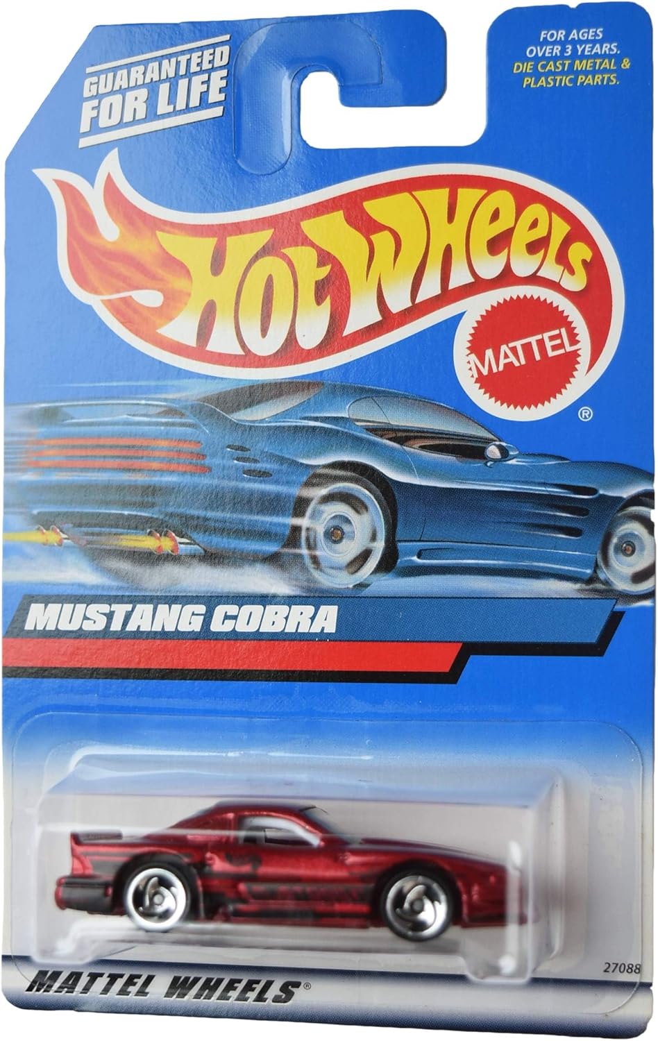 Hot Wheels Ford Mustang Cobra, red [Razor Wheels]