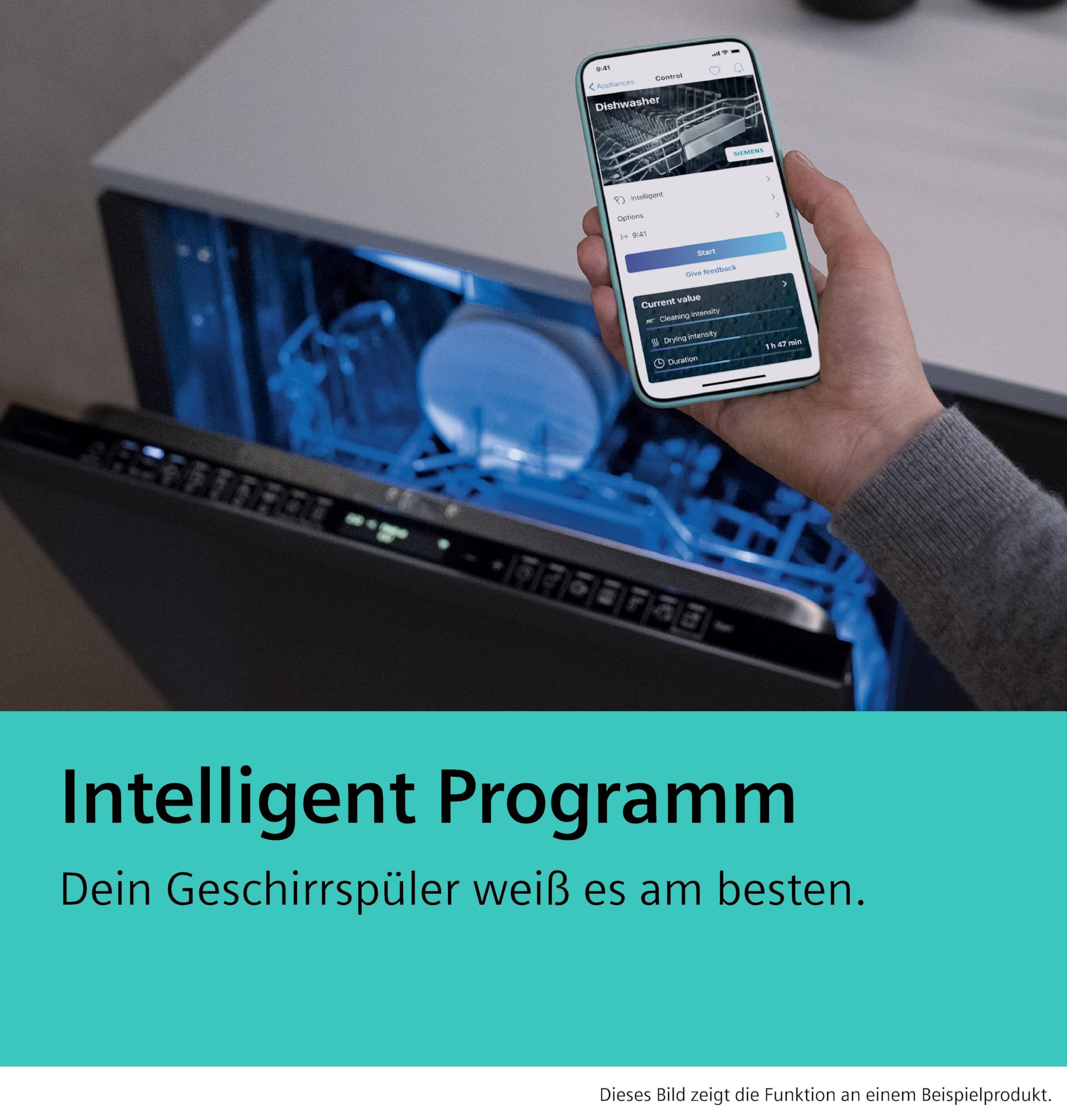Siemens iQ700 SN87TX00CE Vollintegrierter Geschirrspüler mit Home Connect, Zeolith Trocknung, varioSpeed, Besteckschublade