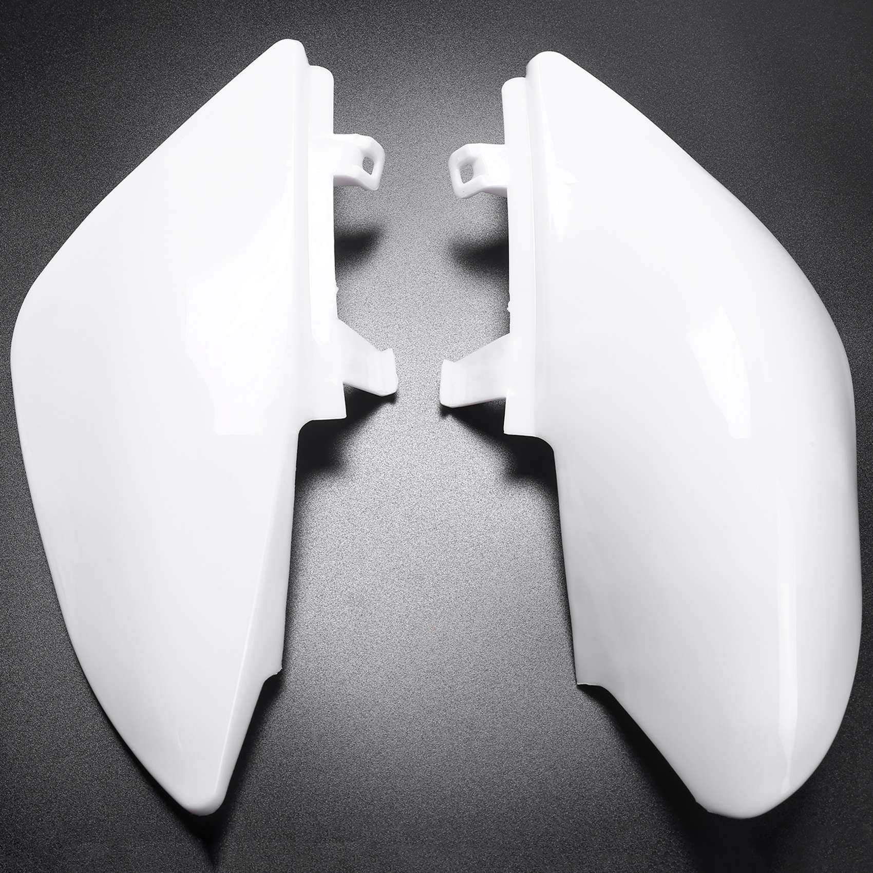 Set di parafanghi per moto e fuoristrada, 8 pezzi, 50 cc, 110 cc, 125 cc, 140 cc, in plastica, 4 tempi, Crf50, per moto e fuoristrada, bianco