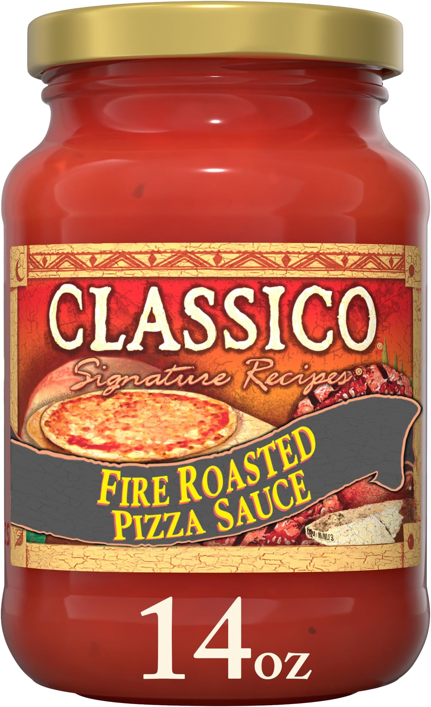 Classico Signature Recipes Fire Roasted Pizza Sauce 14 oz Jar