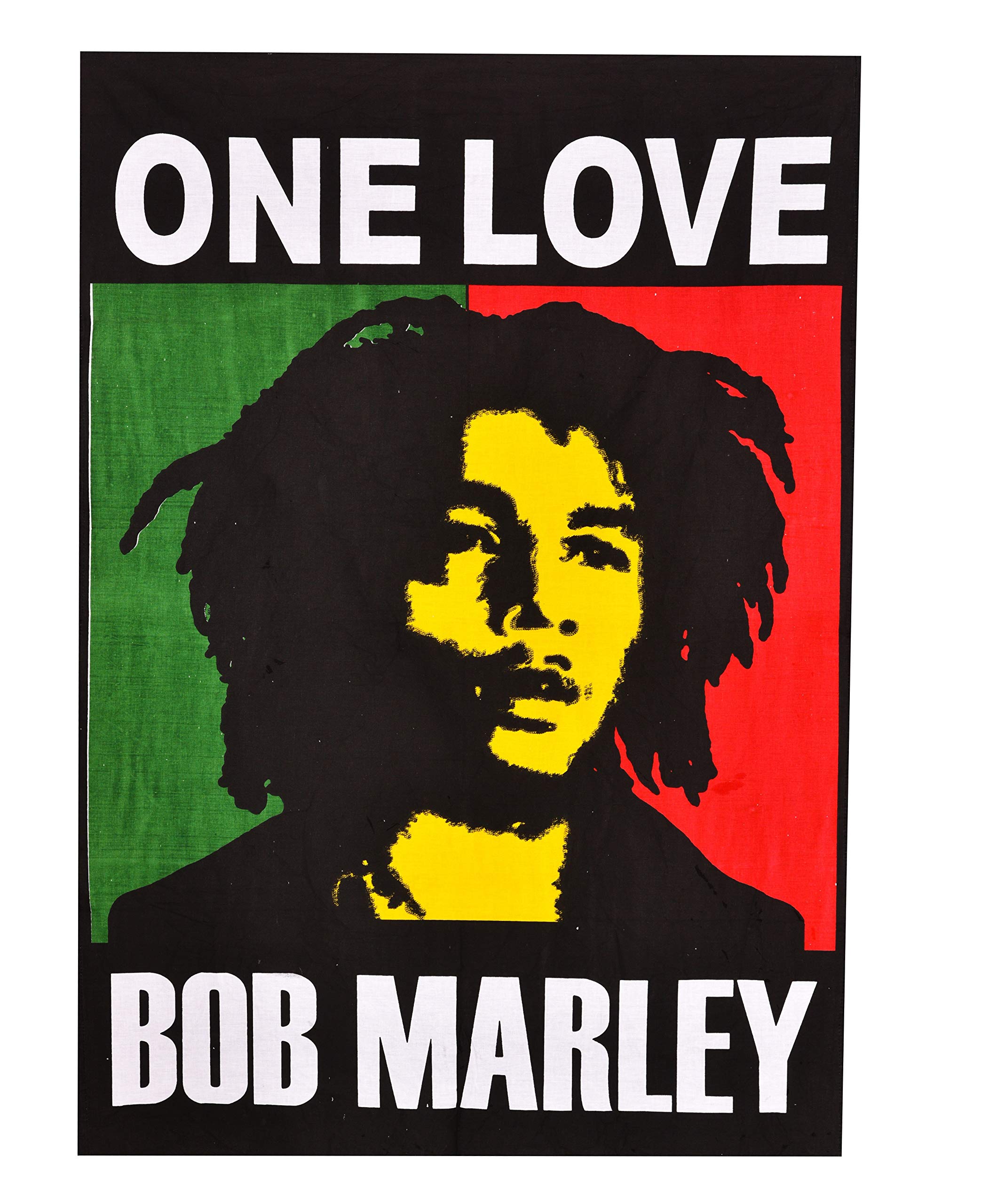 Craft Trade Bob Marley Indian Hippie Rock on Tapestry Cotton Wall Hanging Decor (30 x 40-inch, Multicolour)