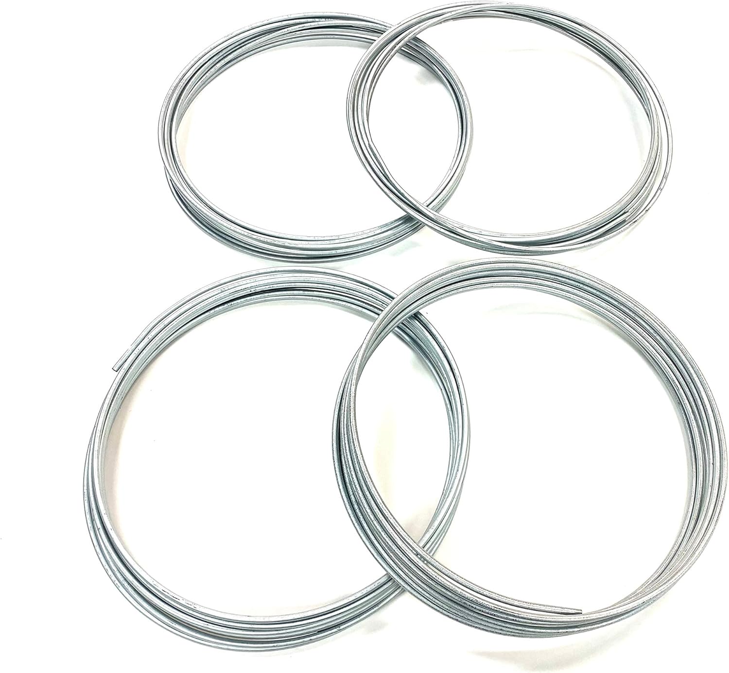 The Stop Shop Four Coils of 25 Foot Zinc Plated 3/16" Brake Line Tubing (100 ft total)