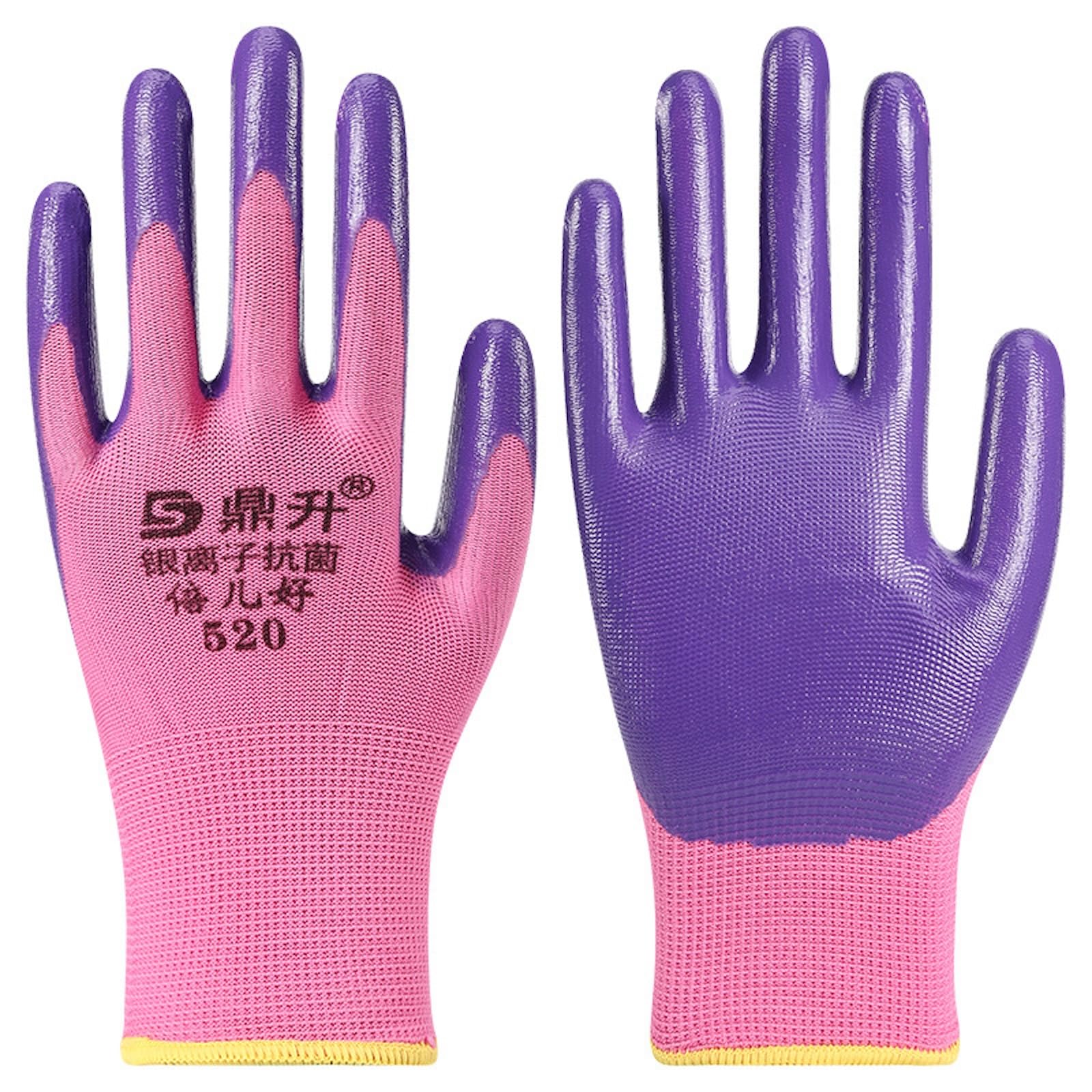20 par Profesjonalne rękawice ogrodnicze, rękawice ogrodnicze z powłoką z gumy nitrylowej, pracy ochronnej na zewnątrz (Green/Medium Size,20 pairs)