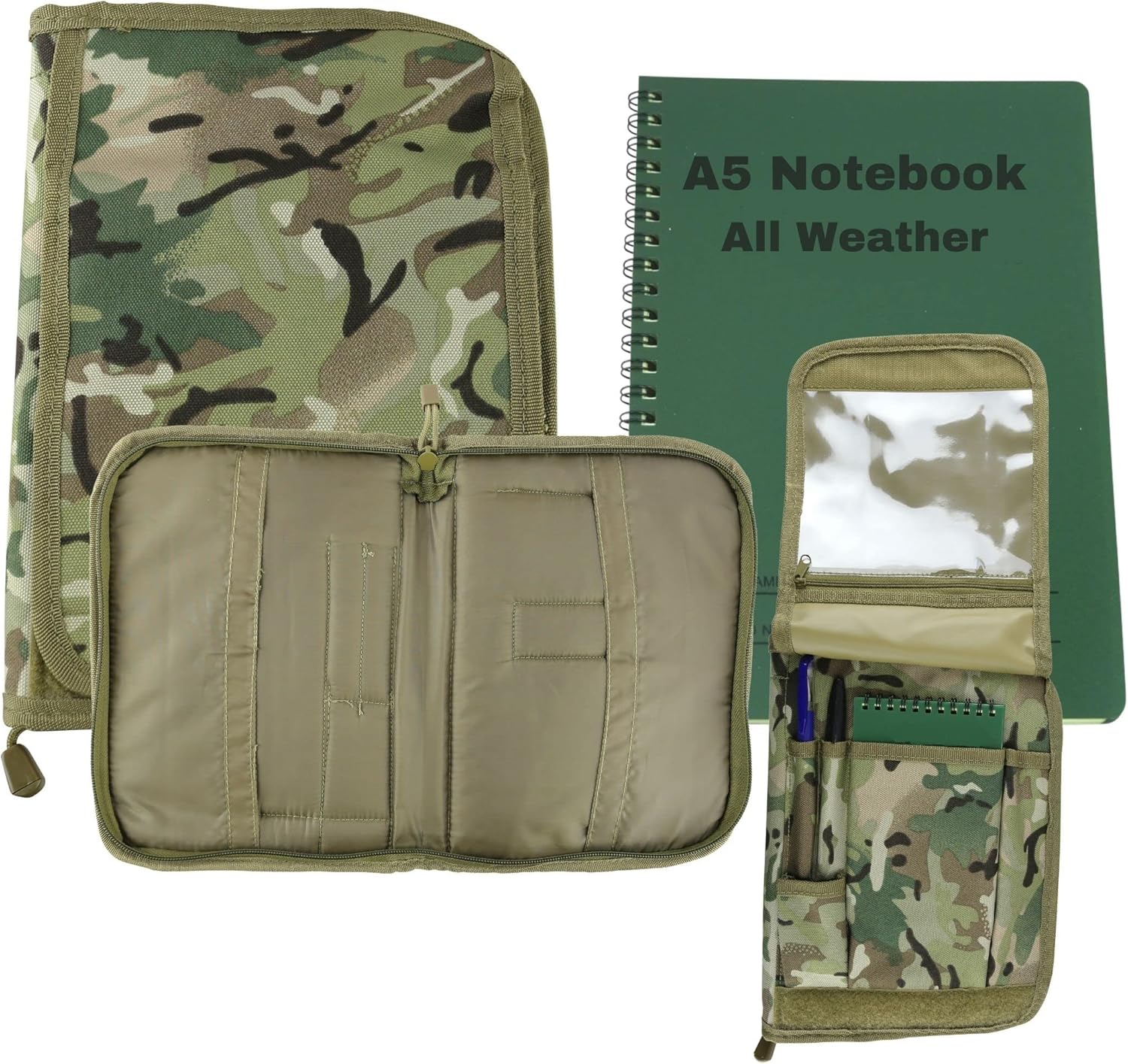 Waterproof notepad book holder pouch for Notebook A5 Notepad & all