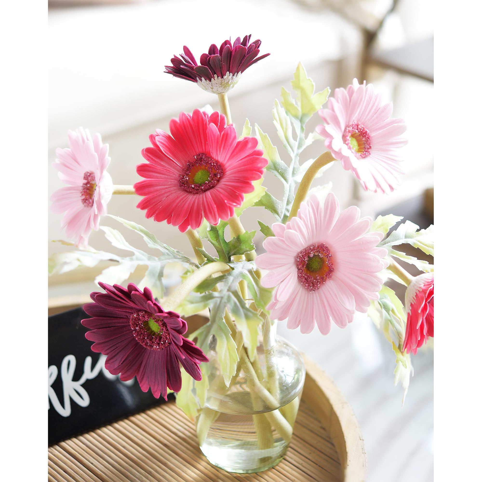 Amazon｜FiveSeasonStuff リアルタッチ ガーベラ デイジー 造花