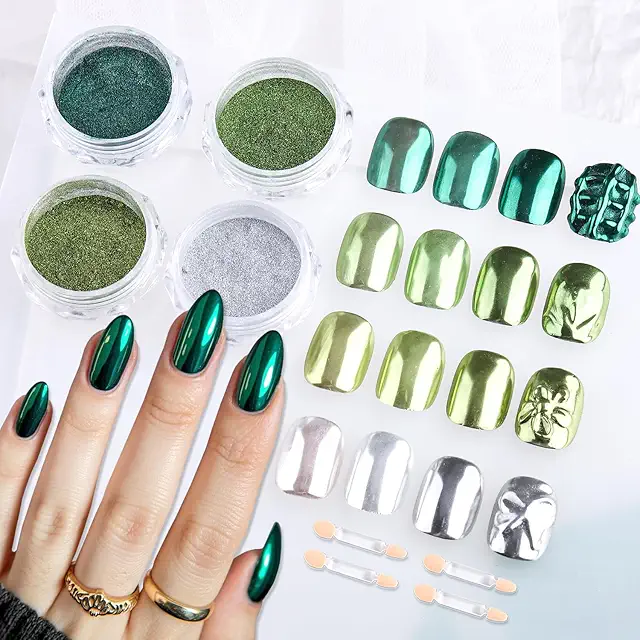 Chrome Nail Powder Kit