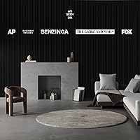 Vista 5 de 2-Pack Acoustic Wall Panels - Wood Slat Wall Decor - Soundproof Panels