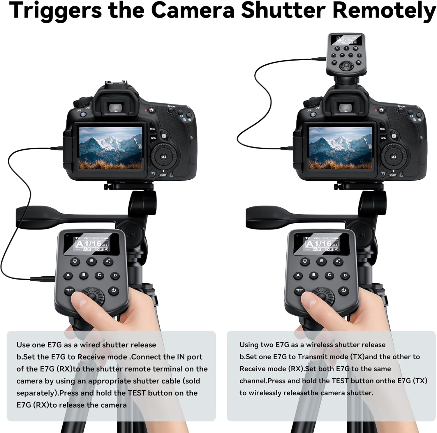 Wireless Flash Trigger Transceiver for Godox & Flashpoint Flashes;5 Groups Control,32 Channels,OLED Flash Transmitter for Canon for Sony,for Nikon,for Fujifilm Single-Contact Cameras(Non-TTL/HSS)