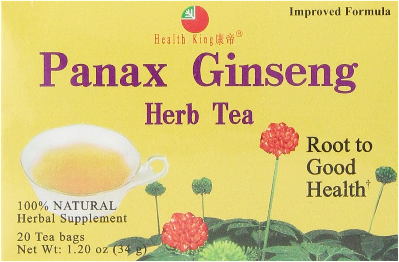 Prince of Peace Instant Wild American Ginseng Tea, 30