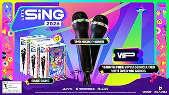 Amazon.com: Let's Sing 2026 + 2 Mics - Nintendo Switch