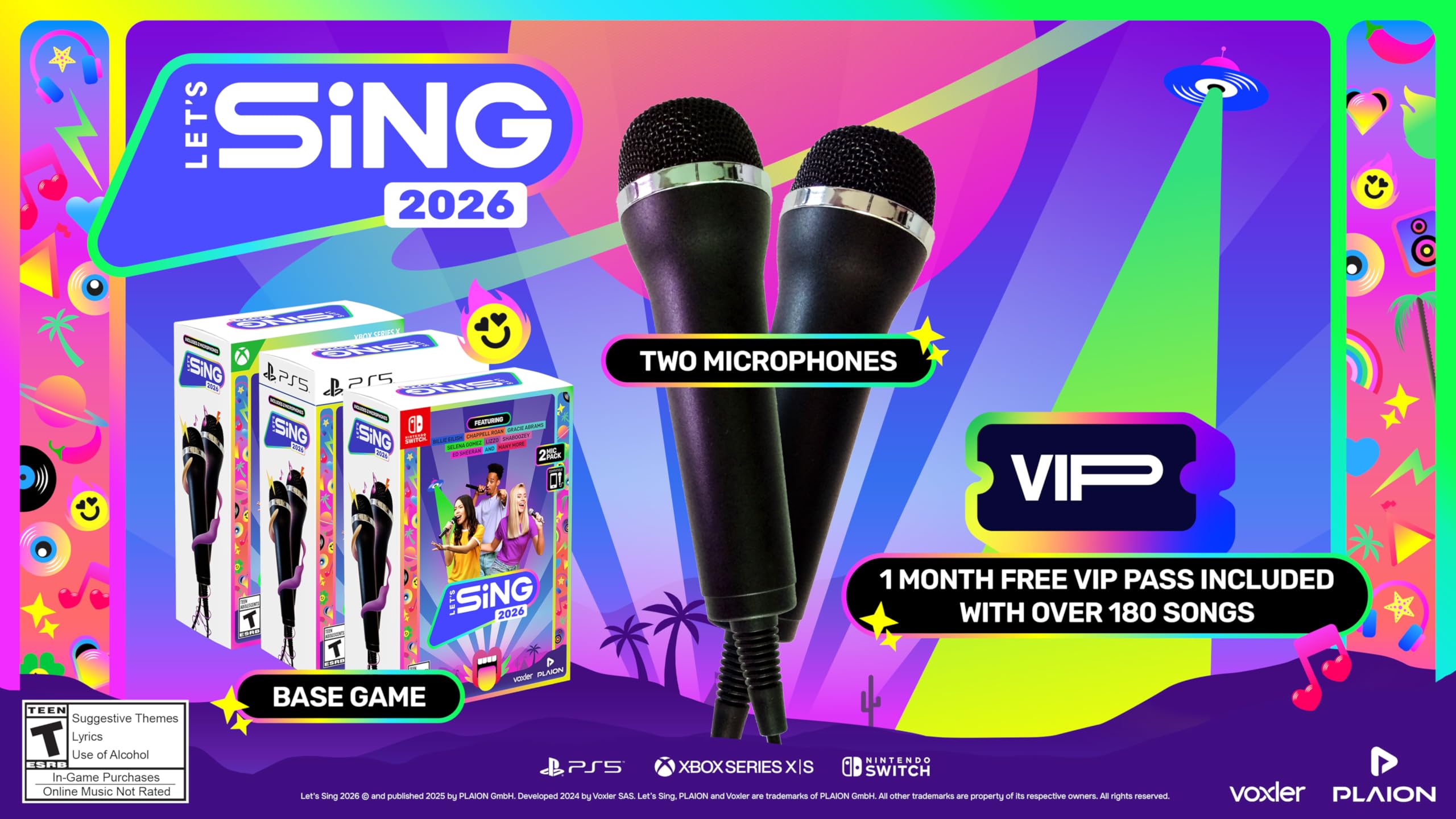 Lets Sing 2026 + 2 Mics - Playstation 5: PlayStation 5: Video