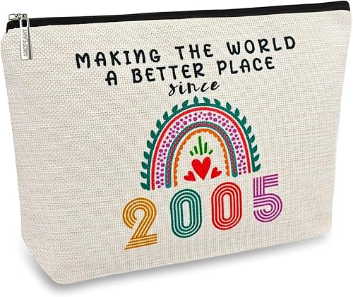 Miniatura 8 de ancpeany Regalos de 17º para niñas, bolsas de maquillaje para niñas, decoraciones de feliz cumpleaños de 17 años para niñas adolescentes, regalos