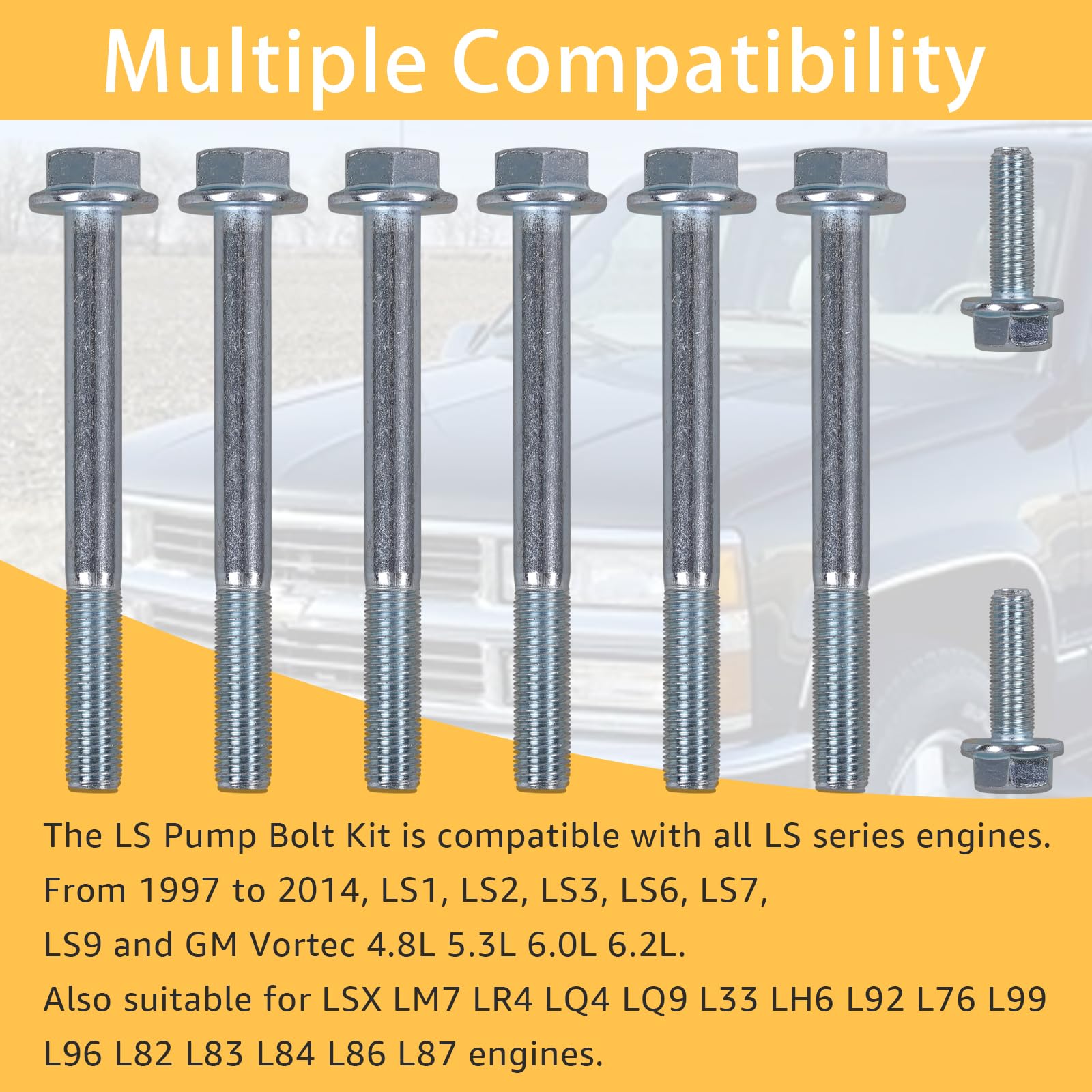 Kit De Boulons Pour Pompe à Eau Et Thermostat – Compatible Série LS 1997-2014