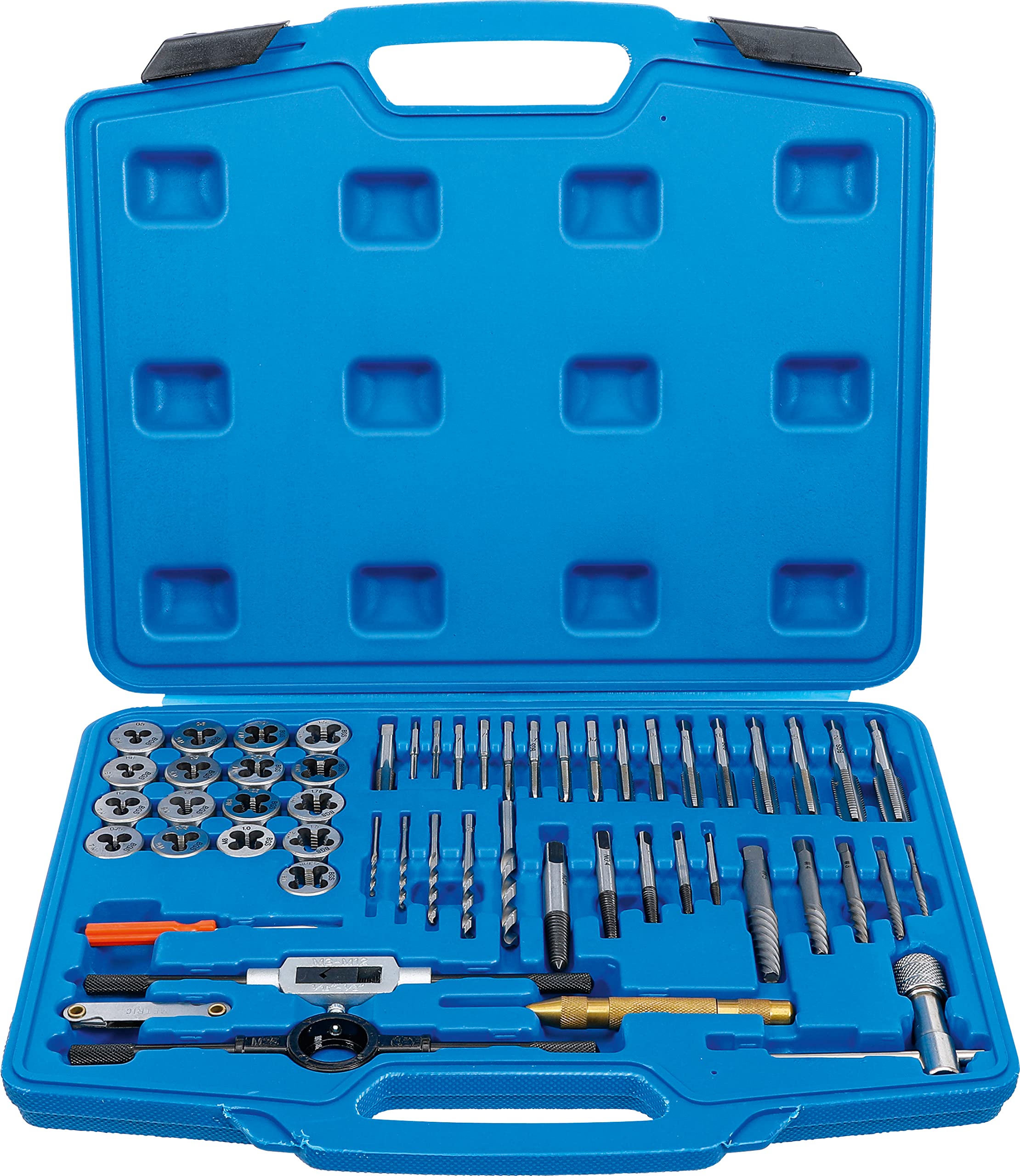 BGS 70104 | Set maschi e filiere | M3 - M12 | 56 pz.