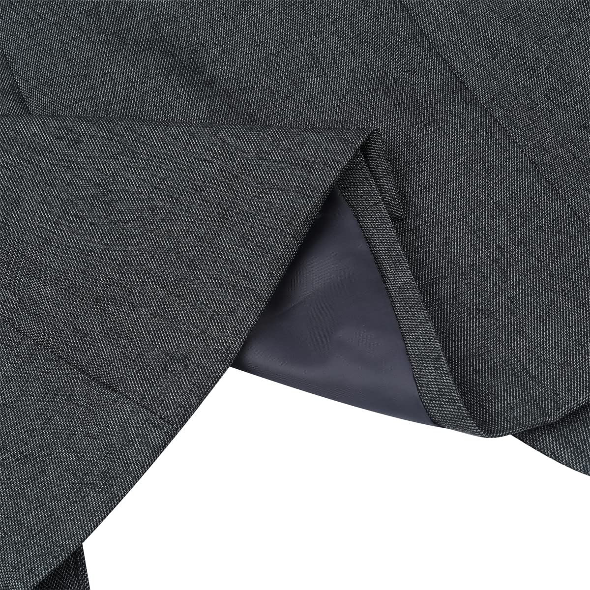 YUNCLOS Chaquetas de traje de manga larga para mujer, chaqueta formal para el trabajo, la oficina, elegante chaqueta de traje de negocios, gris oscuro, 36