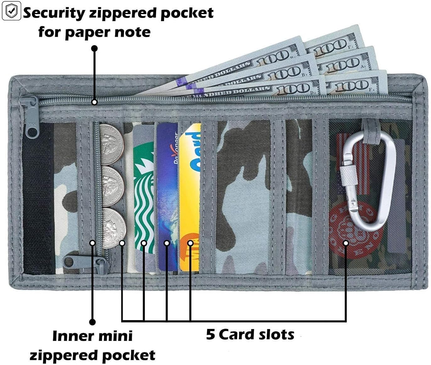 Rough Enough Boys Fashion Wallets with Lanyard Keychain Bundle Set : Clothing, Shoes & Jewelry