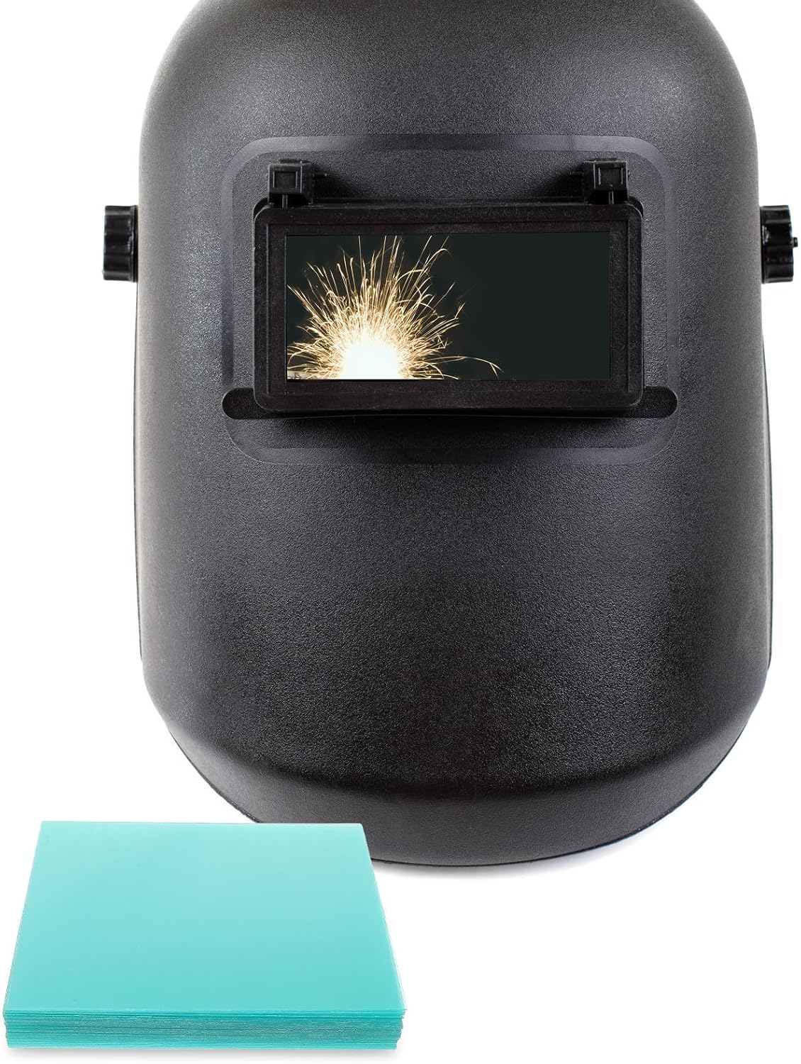 OUNONA Welding Helmet Lens Replacement Covers Protective PC Film 30pcs Universal Fit Shield for Welding Safety Eye Protection Accessories